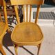 4 Baumann bistro chairs, different shades, vintage