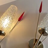 Pair of retro 60s wall lights