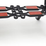 Set of two wrought iron coffee tables