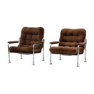 Paire de fauteuils scandinaves
