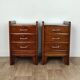 Paire de tables de chevet vintage