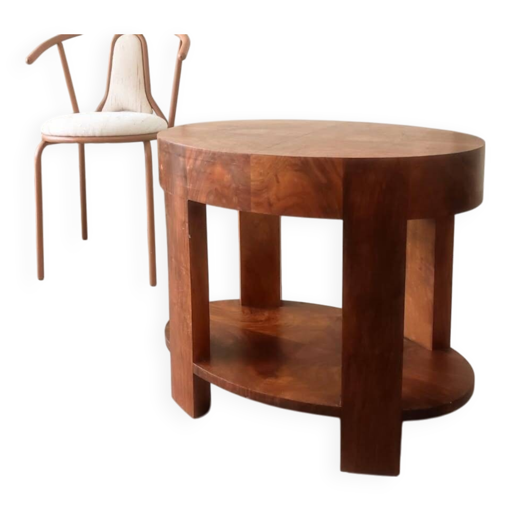 Art Deco rosewood pedestal table
