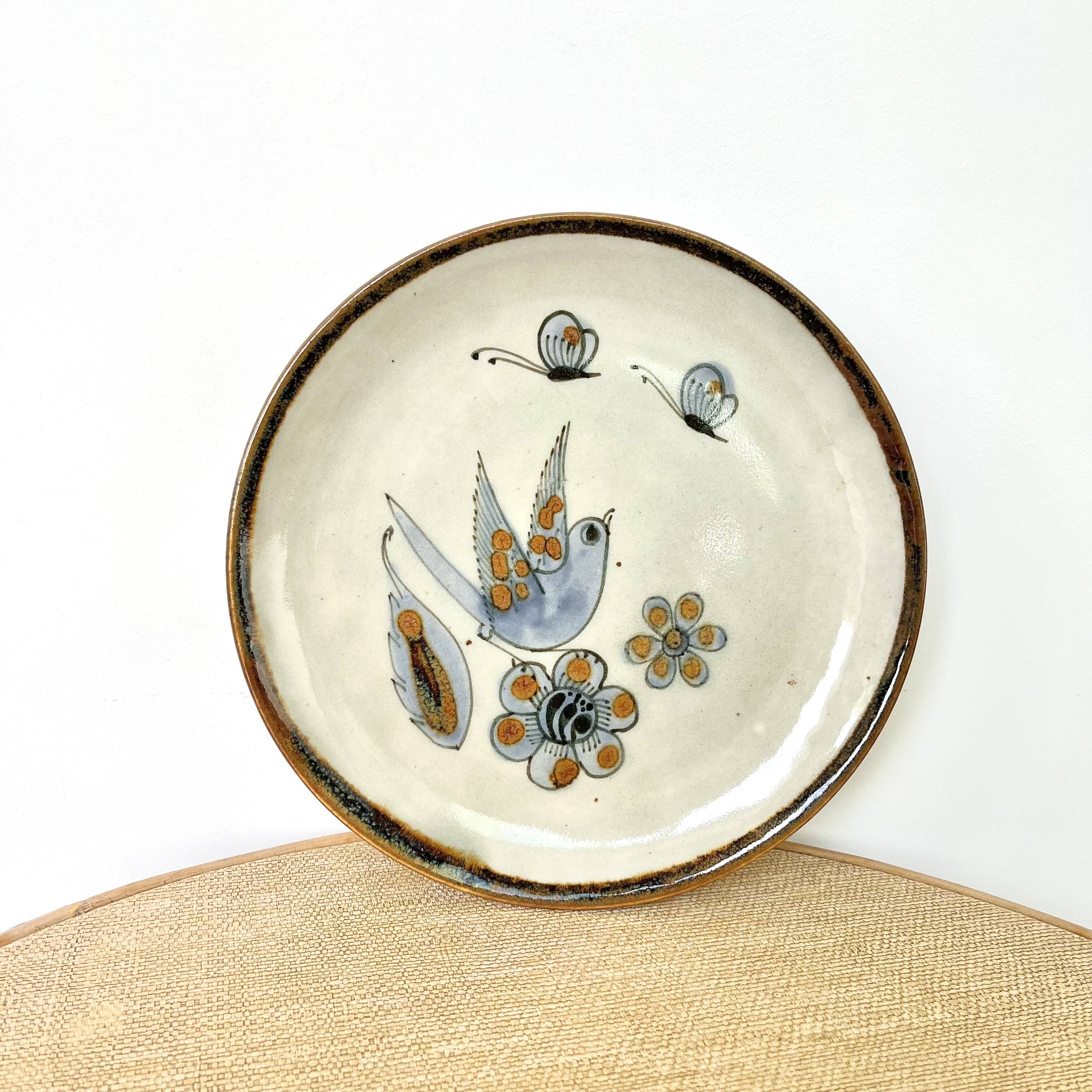 Ken Edwards Tonala Mexico 1970 Ceramic Plate