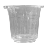 Seau à champagne en verre transparent