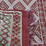 Tapis cilié marron 195x100cm