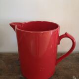 Red ceramic pitcher, Schramberg 1950