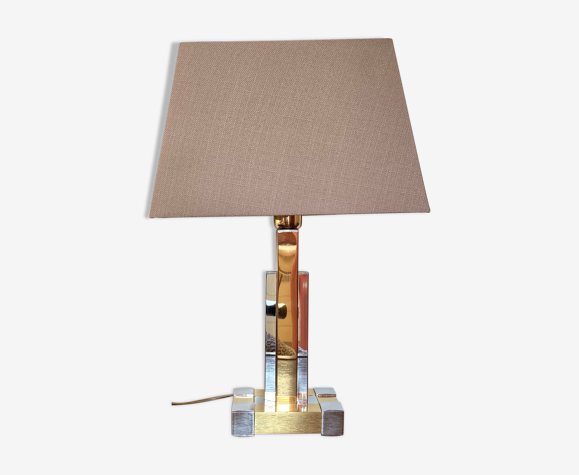 Lampe de table Belgo Chrome et or