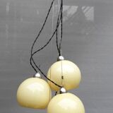 Chandelier 4 glass globes marked Germany Art Deco 1930