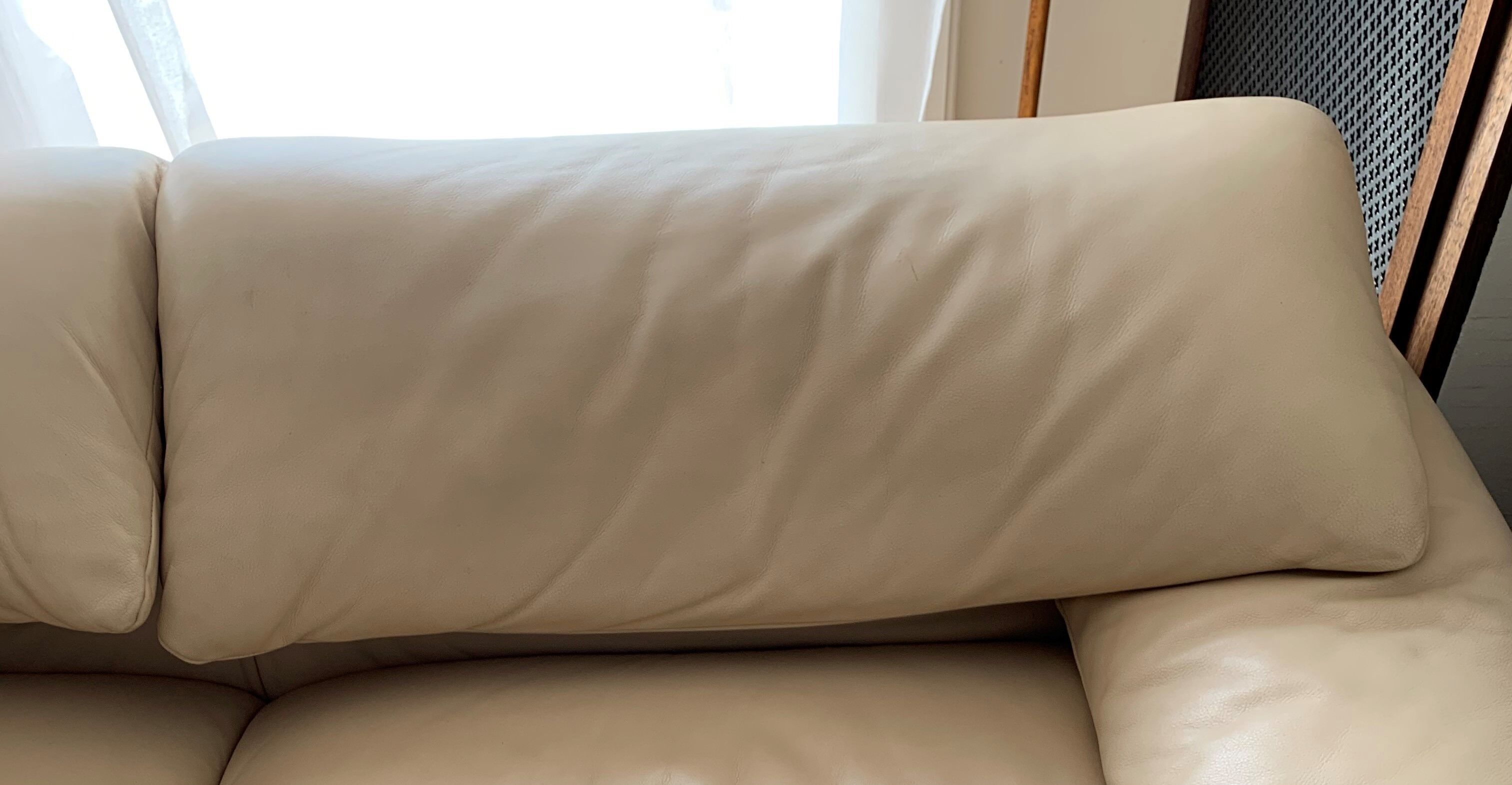 Cassina leather Maralunga sofa