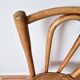 Turned wooden bistro chair, Fischel