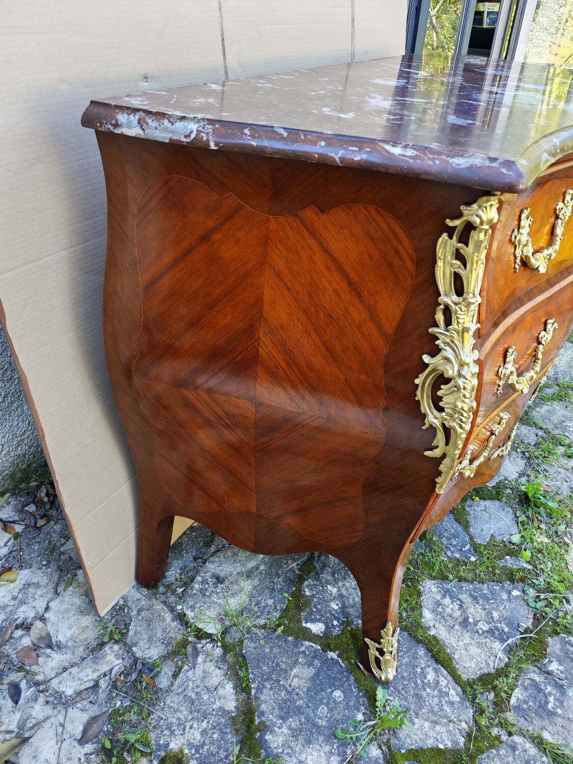 Louis XV style tomb commode