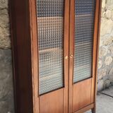 Bookcase or school glass cabinet - vintage 1960