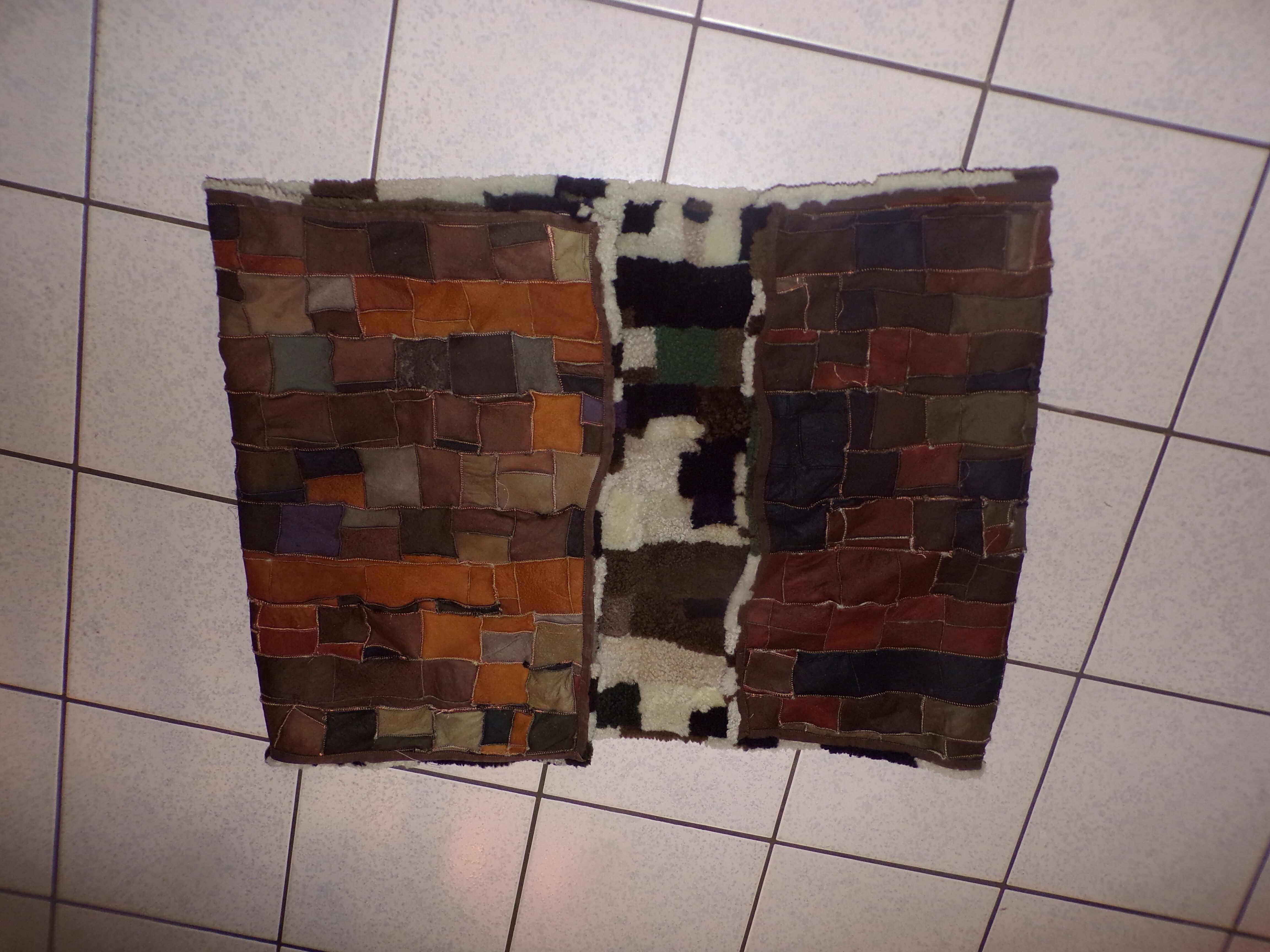 Patchwork rug 166x66cm