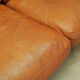 Leather sofa, danish design, 1960s, production: denmark
