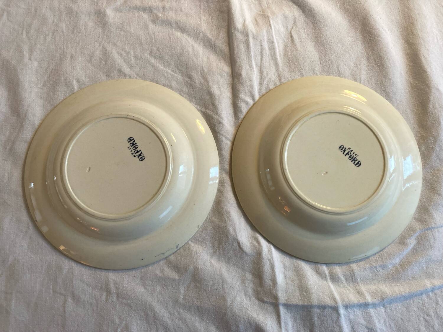 Oxford Choisy HB & Cō Ironstone Plates