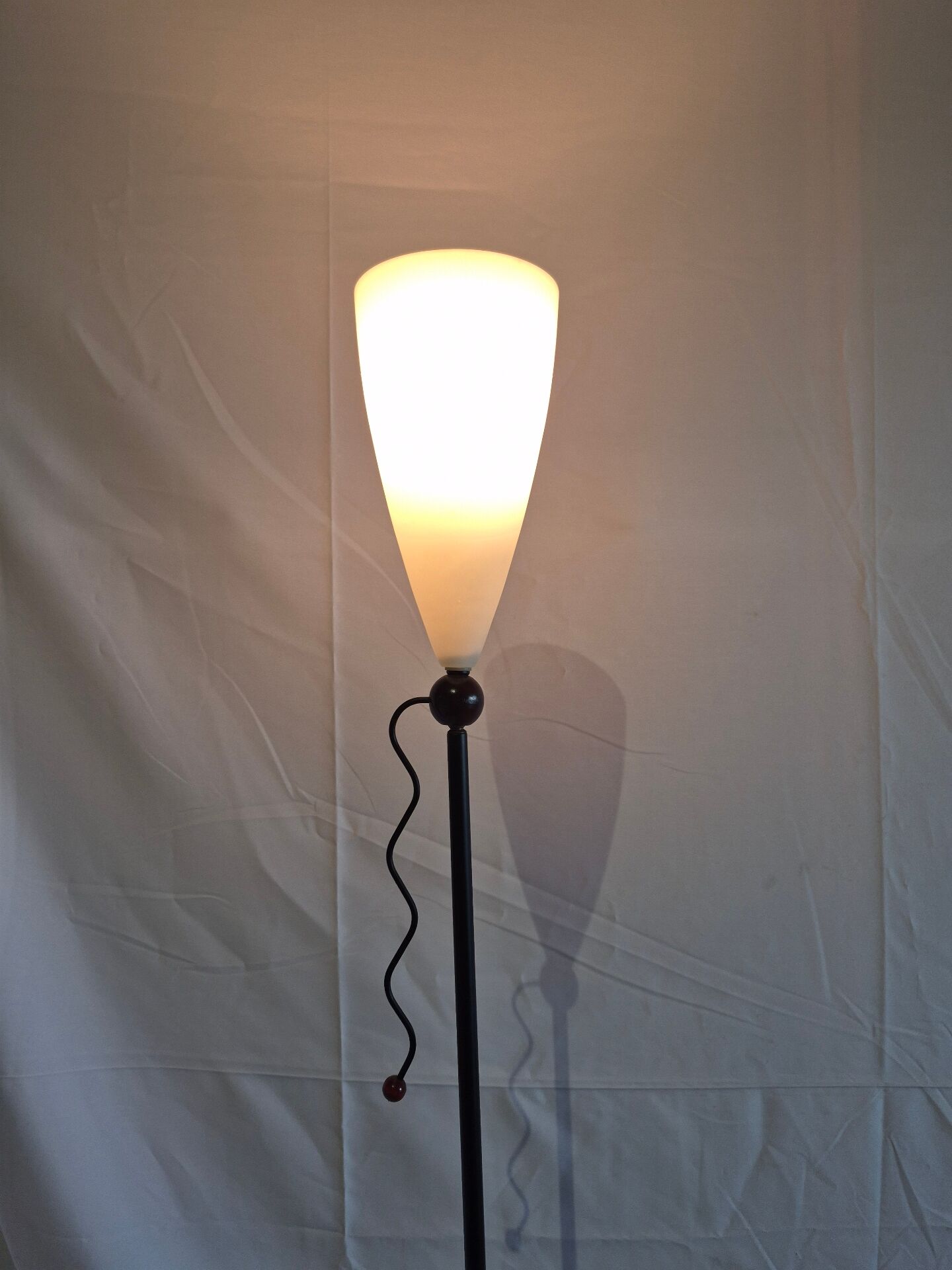 Postmodern 180 cm floorlamp 1990s dutch design herda