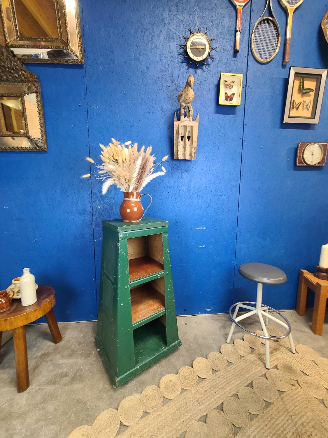 Trade furniture, vintage industrial bookcase circa 1950