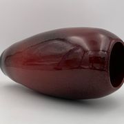Vase Max Idlas, céramique rouge « Sang de bœuf », années 1970