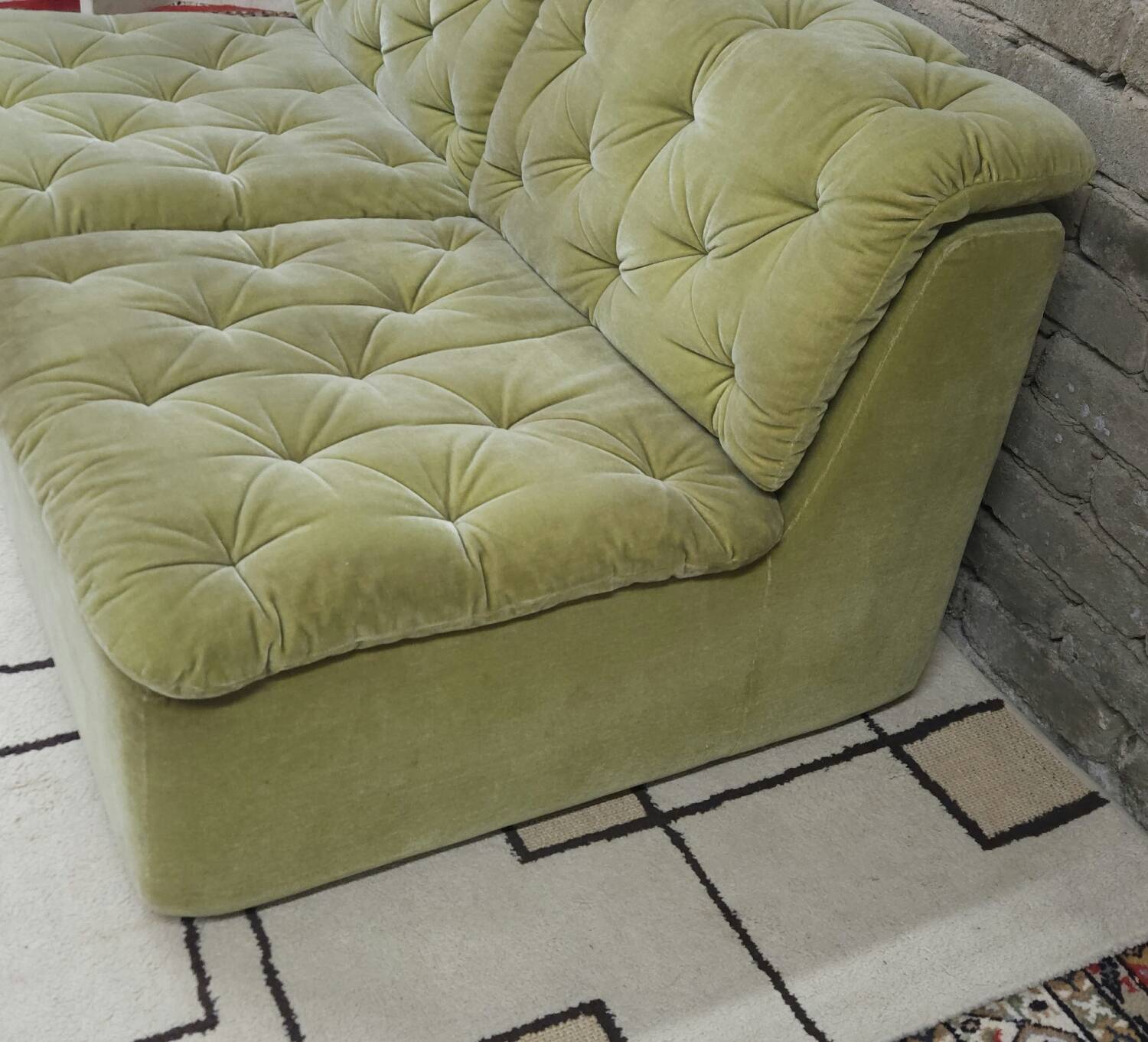Pair of velvet armchairs from the 1970s