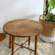 Rustic wooden side table, vintage