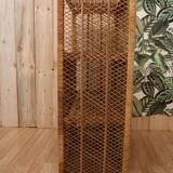 Braided rattan buffet