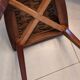 Vintage compass and leatherette chairs
