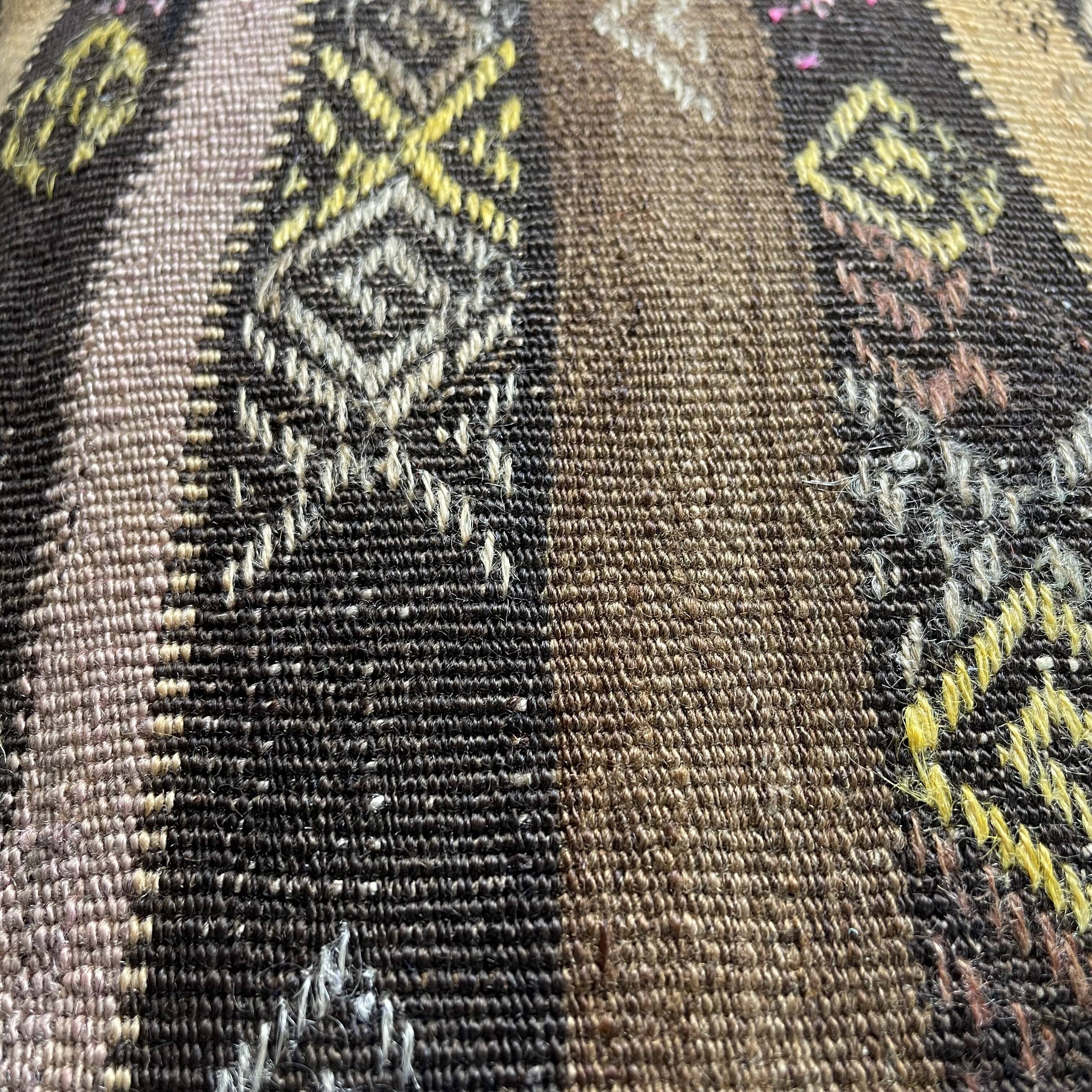 Vintage turkish handmade cushion cover , 40 x 60 cm