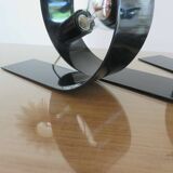 Pair of "looping" lamps massive edition 1990