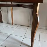Square side table, exotic wood
