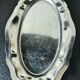 Rare vintage small oval plate Regency style 20 cm