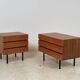Duo de commodes en teck 1950