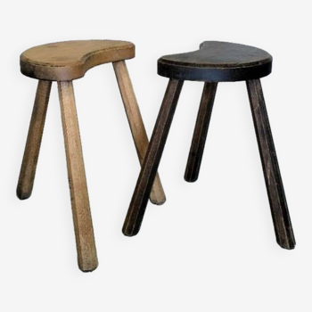 Pair of tripod stools