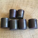Set of 6 stoneware cups