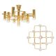 Mid-century chandelier designed by Sciolari, 1970s.