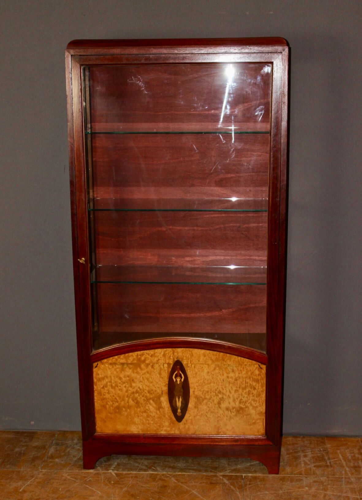 Vitrine Art Déco en Marqueterie vers 1925