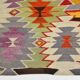 6x10 Geometric Style Vintage Kilim Rug,
