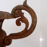 Cast iron Medici vase on base