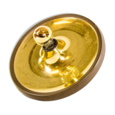 Plafonnier ou applique lampe disque d'or années 70