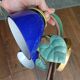 Colourful vintage two-arm wall light