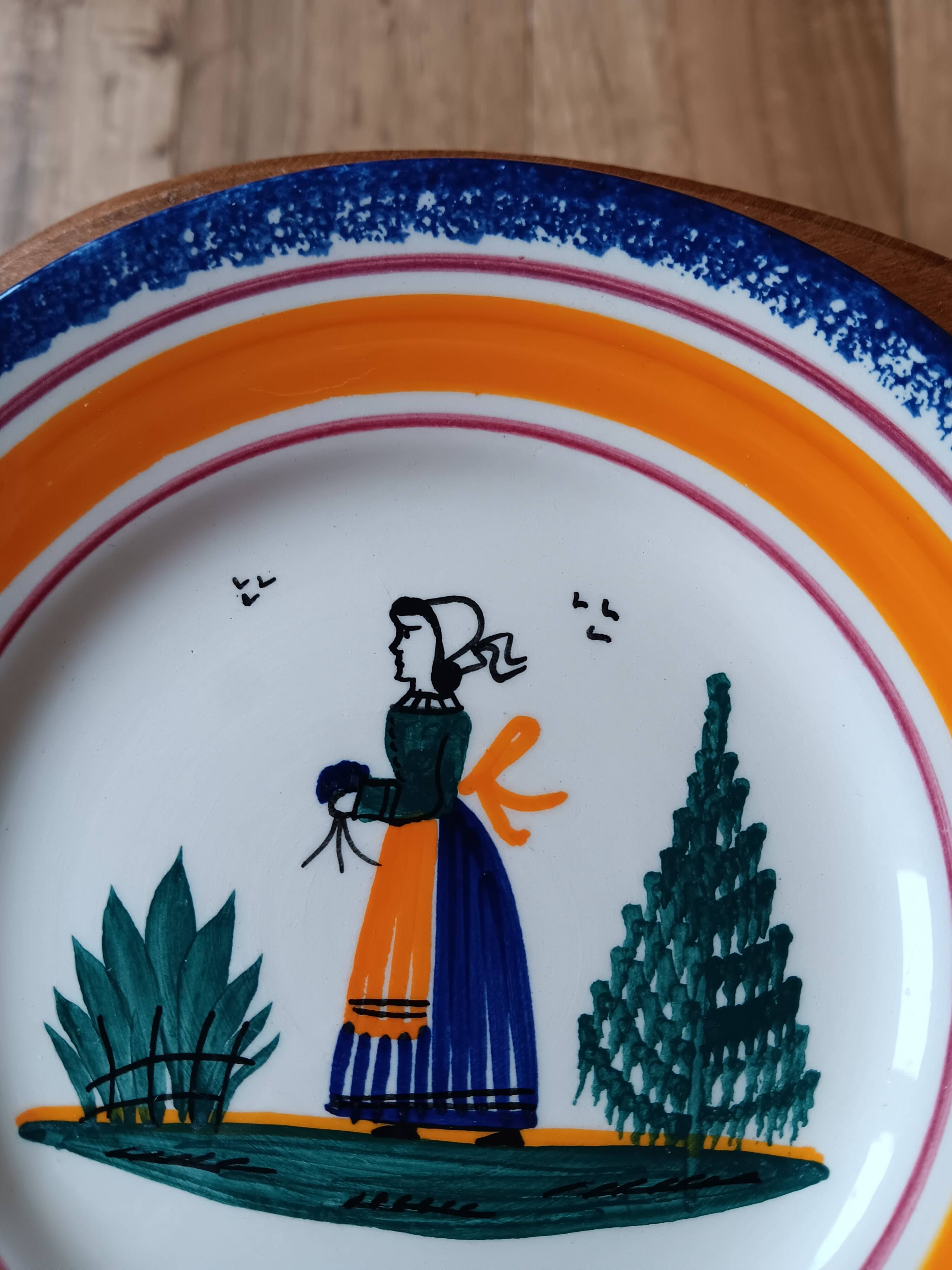 Petite assiette HB Quimper