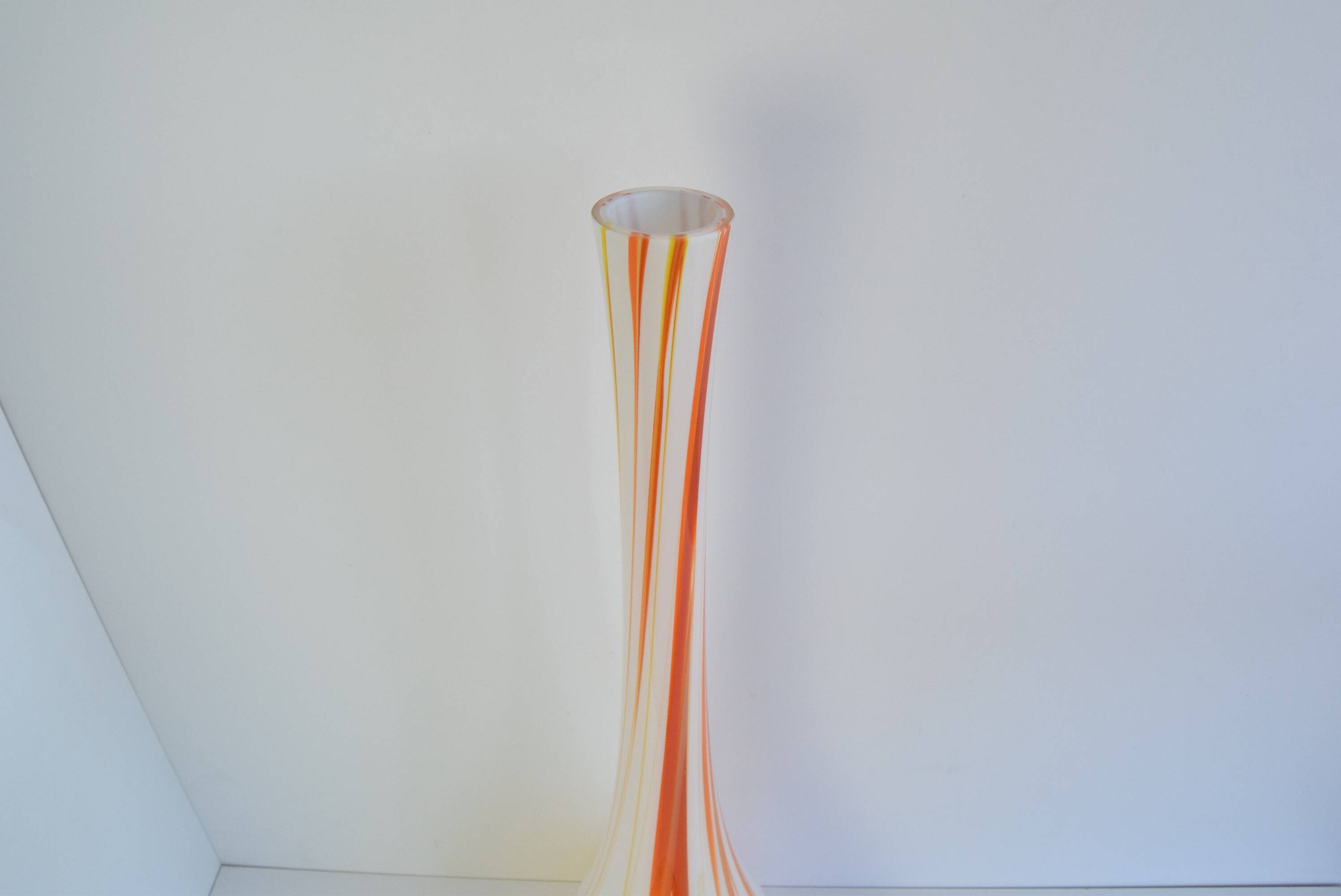 Large Design Annealed Vase, Czechoslovakia, 1970's.