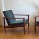 Pair of Danish armchairs designed in the 60s.