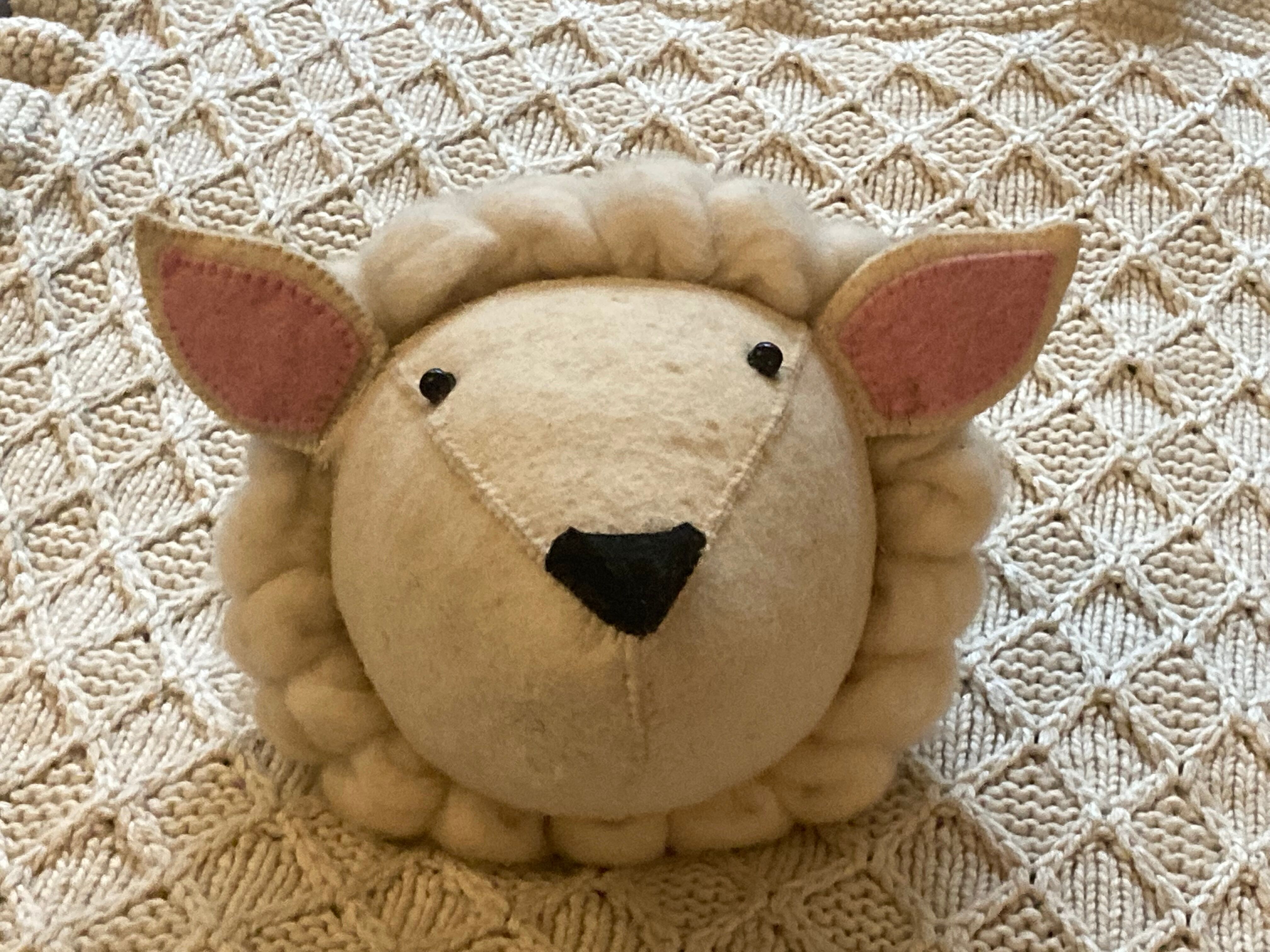 Sheep Plush Trophy-Large Format-Fiona Walker