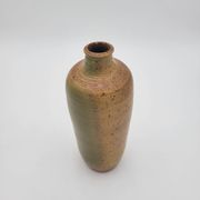 Vase artisanal vintage en grès pyrité