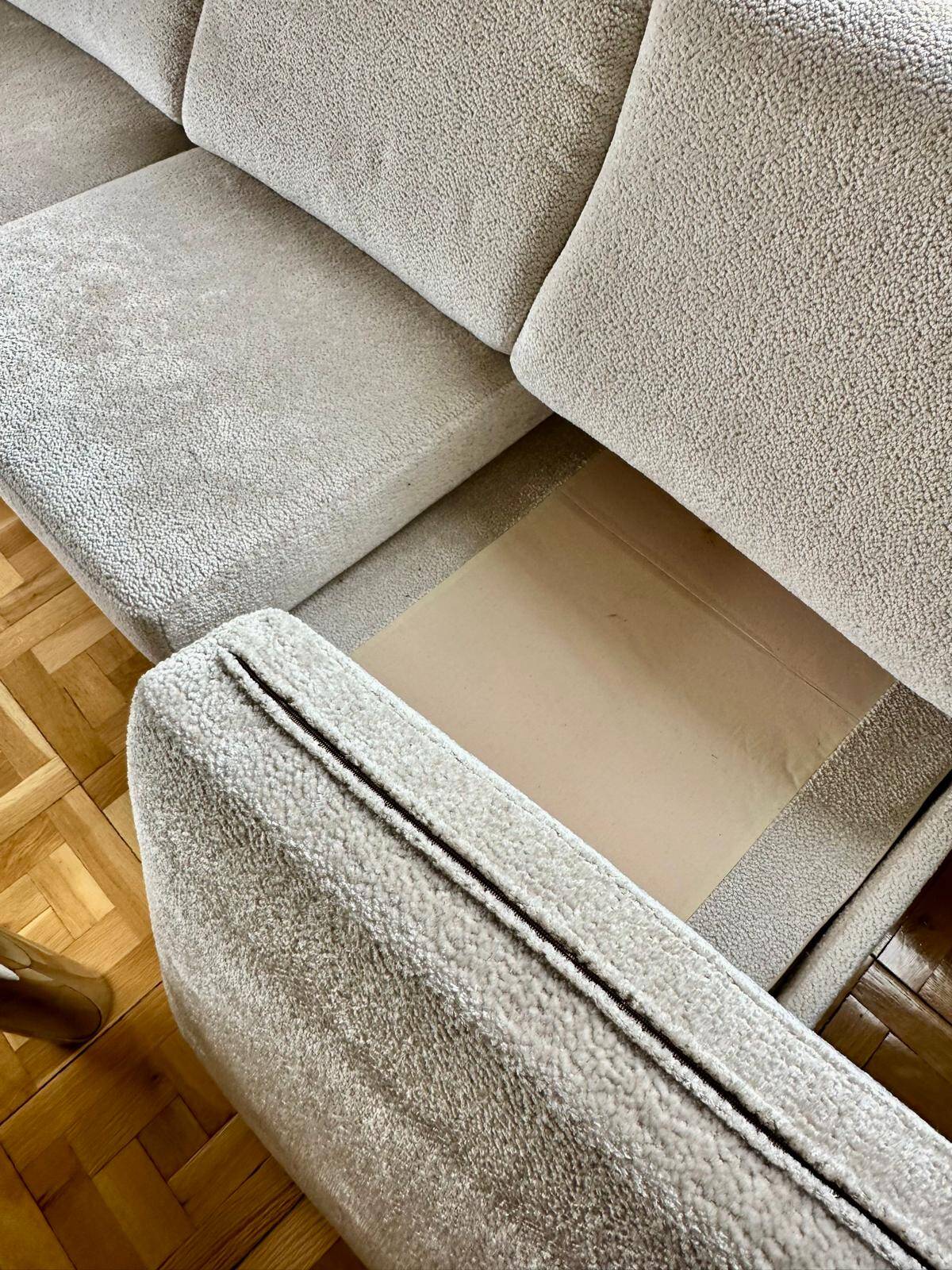 Sofa set + 2 Jacques Charpentier armchairs