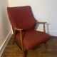 Red Houndstooth Armchair