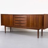 Vintage Sideboard in Teak with Drawers and Sliding Doors, 1960s