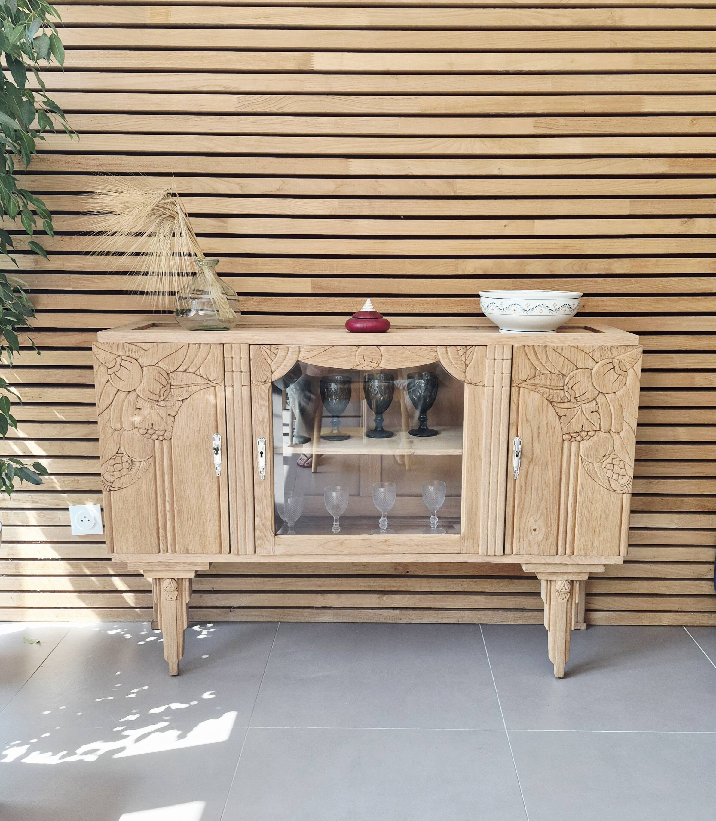 Enfilade vitrée Art déco