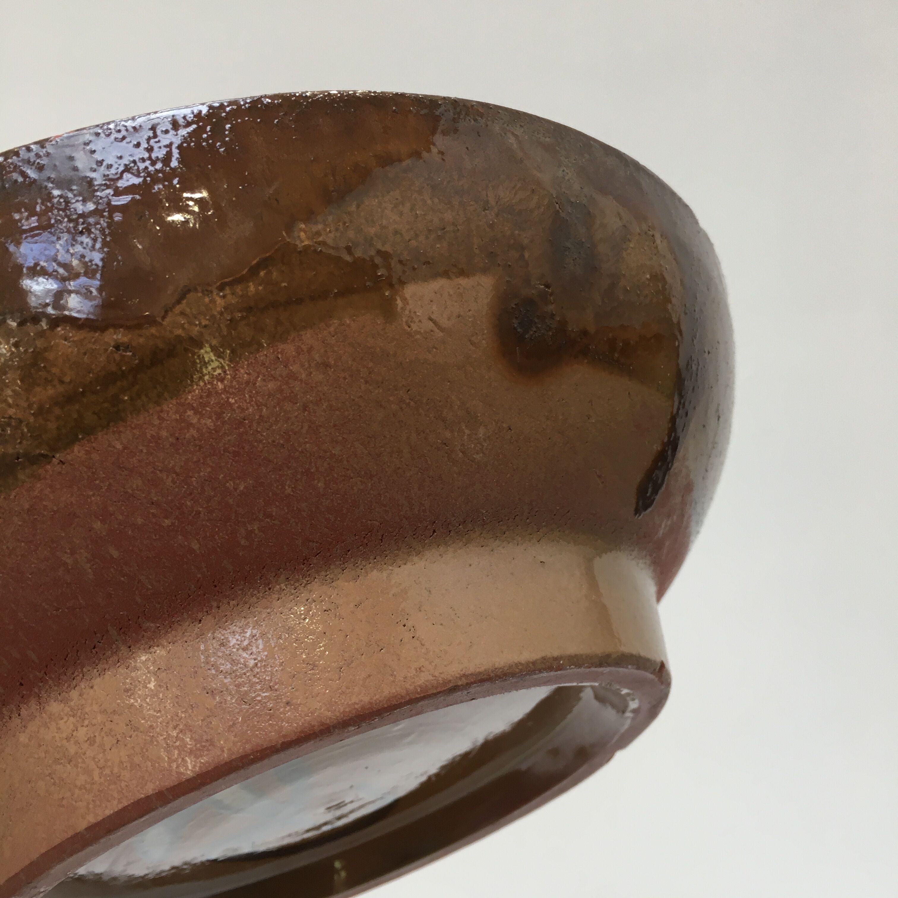 Sandstone dish signed