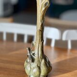 Bronze vase, praying mantis signed louis eugène aurel